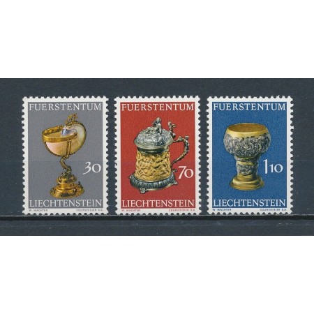 Liechtenstein 1973 - Antique Drinking Vessels, serie neuzata