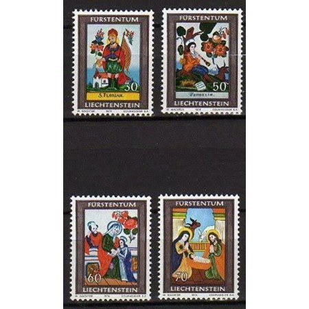 Liechtenstein 1974 - Craciun, serie neuzata Liechtenstein 1974 - Craciun, serie neuzata