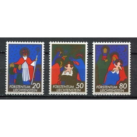 Liechtenstein 1981 - Craciun, serie neuzata Liechtenstein 1981 - Craciun, serie neuzata