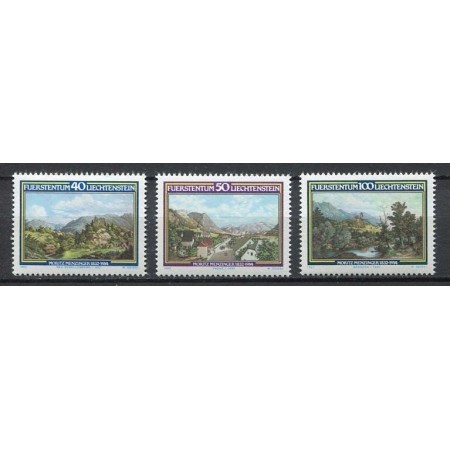 Liechtenstein 1982 - peisaje, picturi, serie neuzata Liechtenstein 1982 - peisaje, picturi, serie neuzata