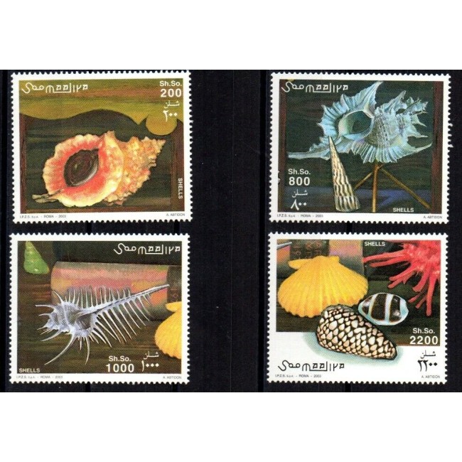 Somalia 2003 - Cochilii, fauna, serie neuzata