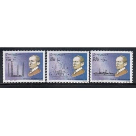 Somalia 2002 - G. Marconi, inventator, serie neuzata Somalia 2002 - G. Marconi, inventator, serie neuzata