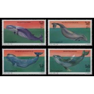 Somalia 1999 - Balene, fauna marina, serie neuzata