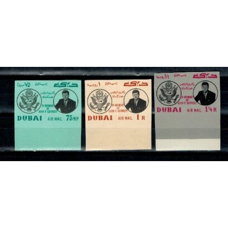 Dubai 1964 - J.F. Kennedy, serie ndt neuzata Dubai 1964 - J.F. Kennedy, serie ndt neuzata