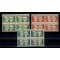 Indochina Franceza 1945 - Mi 346-348 serie bloc de 4 neuzat