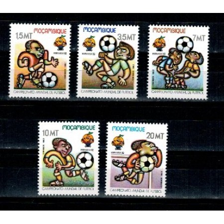 Mozambic 1982 - CM fotbal Spania, serie neuzata Mozambic 1982 - CM fotbal Spania, serie neuzata