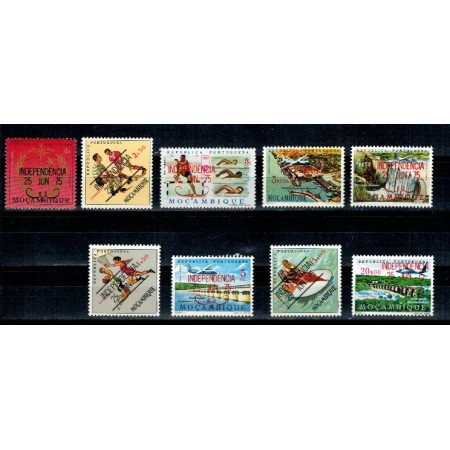 Mozambic 1975 - Independenta, supratipar, set neuzat incomplet Mozambic 1975 - Independenta, supratipar, set neuzat incomplet