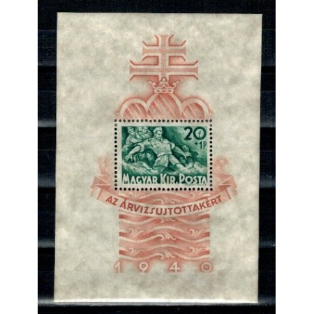 Ungaria 1940 - Inundatia, pentru sinistrati, colita neuzata