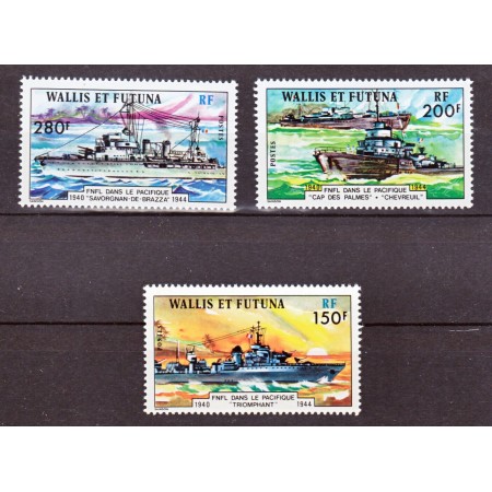 Wallis & Futuna 1978 - Vapoare, nave de razboi, serie neuzata Wallis & Futuna 1978 - Vapoare, nave de razboi, serie neuzata