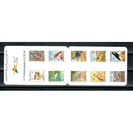 Maroc 2005 - Pasari, carnet cu timbre autocolant, neuzat Maroc 2005 - Pasari, carnet cu timbre autocolant, neuzat