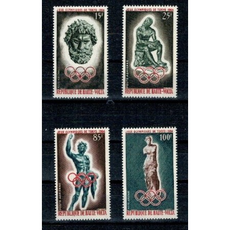 Haute Volta 1964 - Jocurile Olimpice Tokyo, serie neuzata