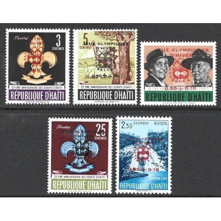Haiti 1964 - Jocurile Olimpice Innsbruck, supr., serie neuzata Haiti 1964 - Jocurile Olimpice Innsbruck, supr., serie neuzata