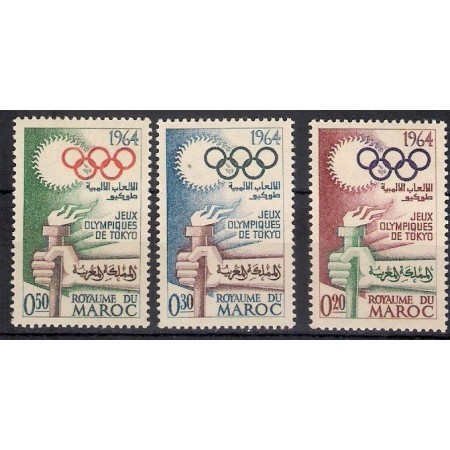 Maroc 1964 - Jocurile Olimpice Tokyo, serie neuzata