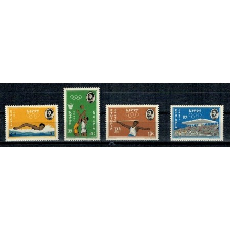 Ethiopia 1964 - Jocurile Olimpice, sport, serie neuzata
