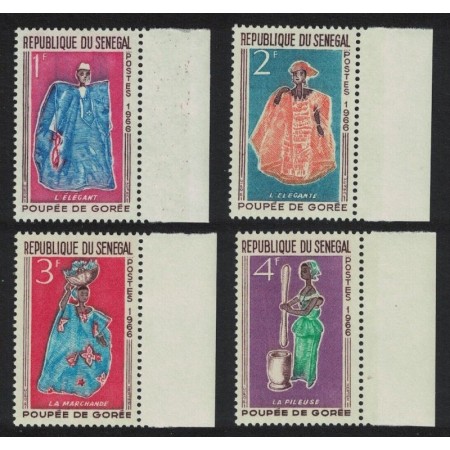 Senegal 1966 - Papusi goree, serie neuzata Senegal 1966 - Papusi goree, serie neuzata