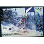 Paraguay 1987 - Jocurile Olimpice, schi, medaliati, colita neuza