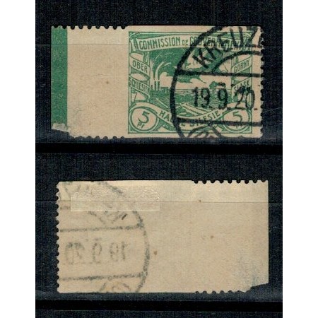 Silezia Superioara 1920 - Mi15aUdr eroare, stampilata Silezia Superioara 1920 - Mi15aUdr eroare, stampilata