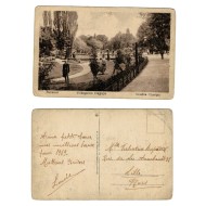 Bucuresti 1919 - Gradina Cismigiu, ilustrata