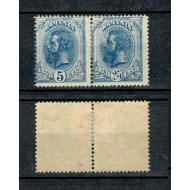 1897 - Spic de Grau, 5 bani + 25 bani nestampilate