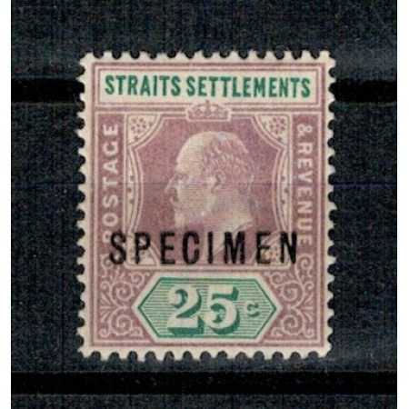 Straits Settlements 1902 - Mi85 nestampilat, SPECIMEN Straits Settlements 1902 - Mi85 nestampilat, SPECIMEN