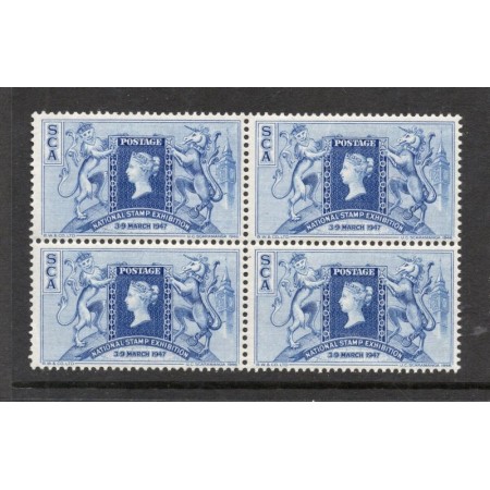 Marea Britanie 1947 - Expo filatelic, emisiune privata, bloc de  Marea Britanie 1947 - Expo filatelic, emisiune privata, bloc de