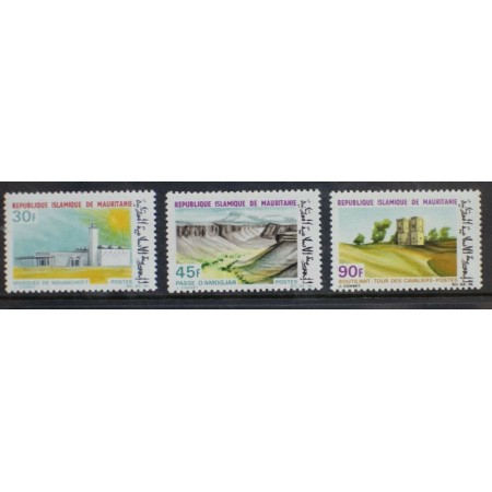 Mauritania 1968 - Turism, moschee, serie neuzata Mauritania 1968 - Turism, moschee, serie neuzata