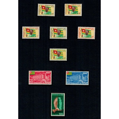 Togo 1960 - Aniversarea independentei, serie neuzata Togo 1960 - Aniversarea independentei, serie neuzata