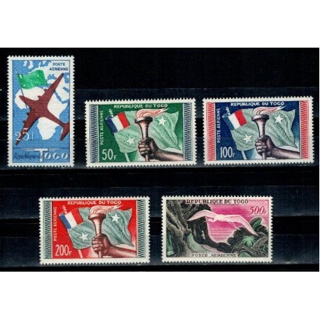 Togo 1959 - Posta Aeriana, serie neuzata Togo 1959 - Posta Aeriana, serie neuzata