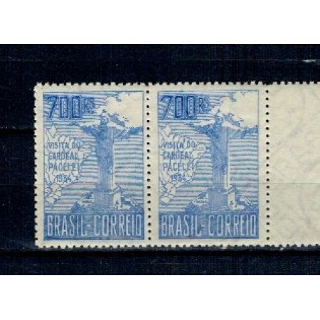 Brazilia 1934 - Rio de Janeiro, pereche neuzata Brazilia 1934 - Rio de Janeiro, pereche neuzata