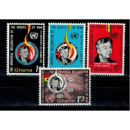 Ghana 1963 - Eleanor Roosevelt, serie neuzata Ghana 1963 - Eleanor Roosevelt, serie neuzata