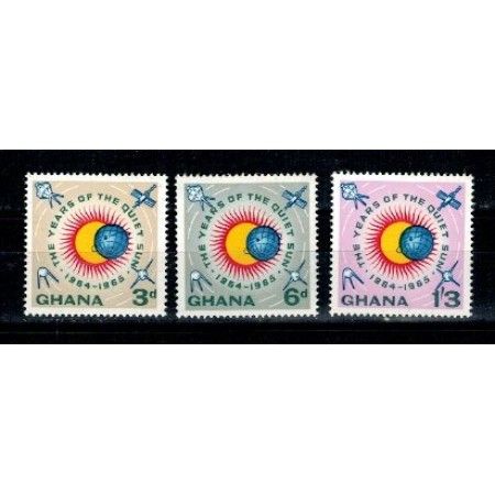 Ghana 1964 - Anul Soarelui Linistit, serie neuzata Ghana 1964 - Anul Soarelui Linistit, serie neuzata