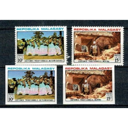 Madagascar 1972 - Port popular, serie dt si ndt neuzata Madagascar 1972 - Port popular, serie dt si ndt neuzata