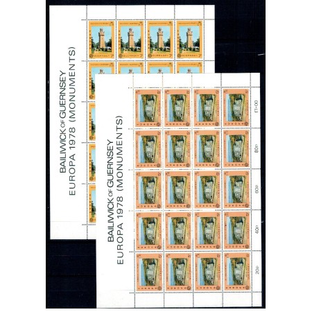 Guernsey 1978 - Europa, serie minicoli neuzate Guernsey 1978 - Europa, serie minicoli neuzate