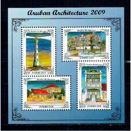 Aruba 2009 - Arhitectura, cladiri, far, bloc neuzat Aruba 2009 - Arhitectura, cladiri, far, bloc neuzat