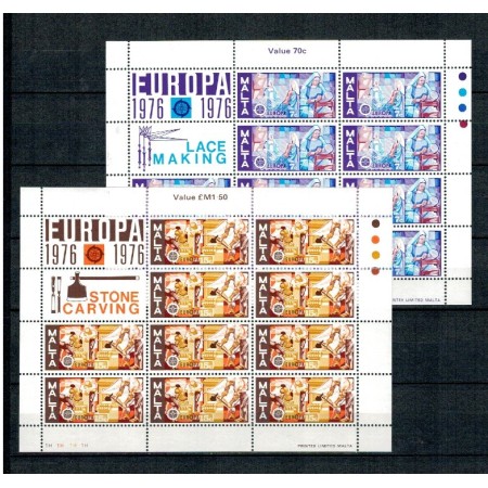 Malta 1976 - Europa-mestesuguri, serie KLB neuzate Malta 1976 - Europa-mestesuguri, serie KLB neuzate
