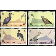 Gibraltar 1991 - Pasari, WWF, serie neuzata