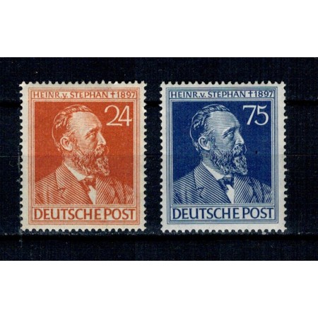 Zona Aliata 1947 - Heinrich von Stephan, serie neuzata Zona Aliata 1947 - Heinrich von Stephan, serie neuzata