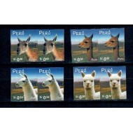 Peru 2004 - Fauna, animala, lama, serie ndt perechi neuzate