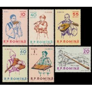 1961 - Instrumente muzicale, serie neuzata