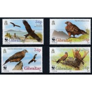 Gibraltar 1996 - Pasari, WWF, serie neuzata