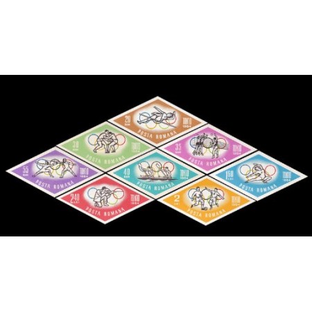 1964 - Jocurile Olimpice Tokyo, serie ndt neuzata