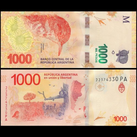 Argentina 2017 - 1000 pesos UNC Argentina 2017 - 1000 pesos UNC