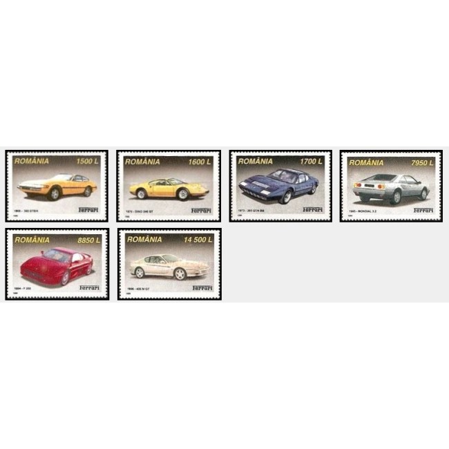 1999 - Automobile Ferrari, serie neuzata