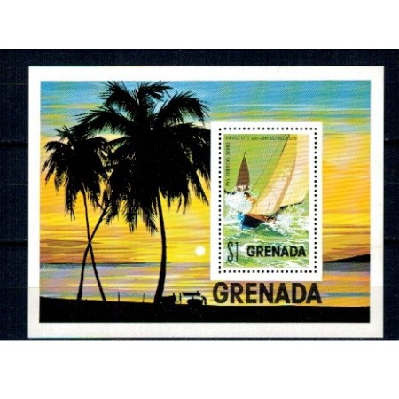 Grenada 1975 - Pan American Games, colita neuzata Grenada 1975 - Pan American Games, colita neuzata