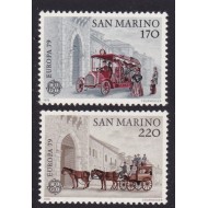 San Marino 1979 - Europa, transport, trasuri, auto, serie neuzat