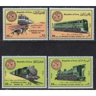 Irak 1975 - Locomotve, cai ferate, serie neuzata