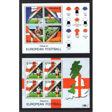 Gibraltar 2000 - C.M. fotbal, blocuri neuzate Gibraltar 2000 - C.M. fotbal, blocuri neuzate