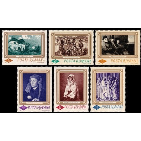 1966 - Reproduceri de arta, serie neuzata 1966 - Reproduceri de arta, serie neuzata