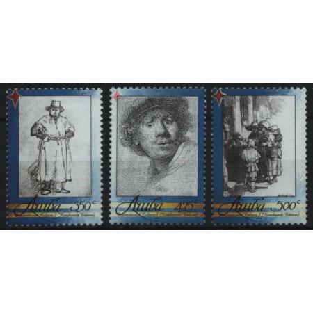 Aruba 2008 - Arta, Rembrandt, serie neuzata Aruba 2008 - Arta, Rembrandt, serie neuzata