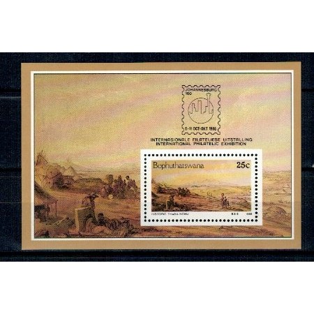 Bophuthatswana 1986 - Pictura, arta, colita neuzata Bophuthatswana 1986 - Pictura, arta, colita neuzata